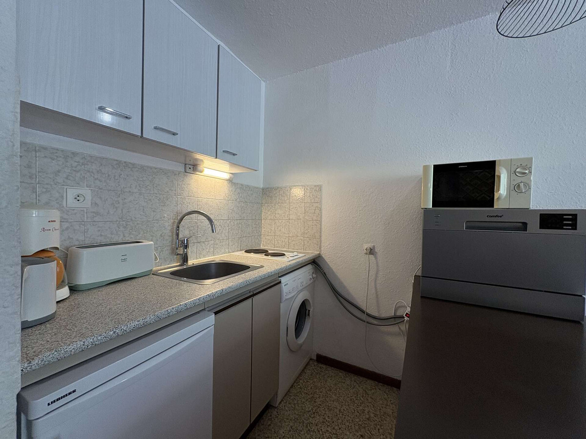 Grand studio 4 pers aux Orres 1650, balcon vue pistes - Photo 6