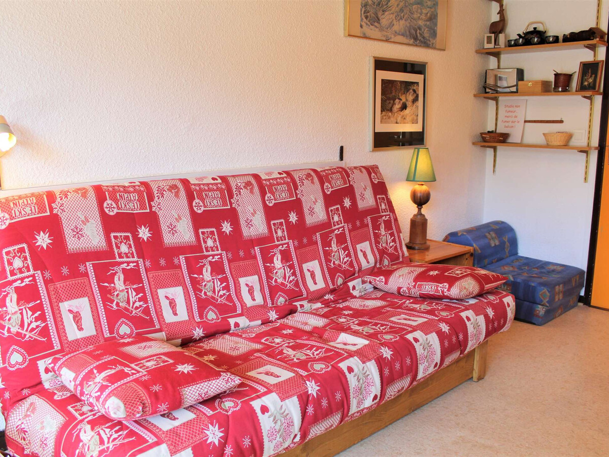 Studio 4 pers. Vars : balcon montagne, parking, 200m pistes - Photo 7