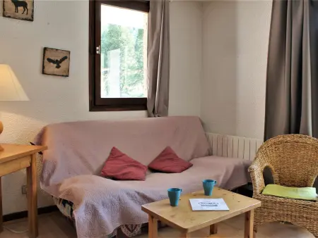 Appart 3P Risoul 1850 | Vue pistes, piscine été, animaux OK : photo 4