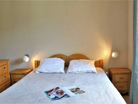 Appart 3P Risoul 1850 | Vue pistes, piscine été, animaux OK : photo 11