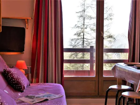 Location appartement à Risoul, Studio cabine au calme, pieds des pistes, 4 couchages - Risoul 1850