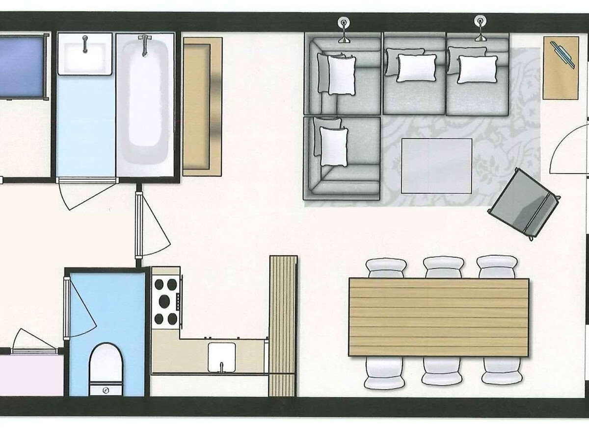 Duplex 4 pièces rénové, vue crête à Valmorel - Photo 12