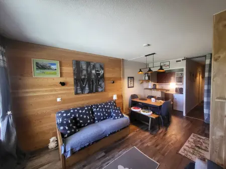 Location appartement à Montgenèvre, Charmant studio 4 pers, pied des pistes, balcon ouest - Montgenèvre