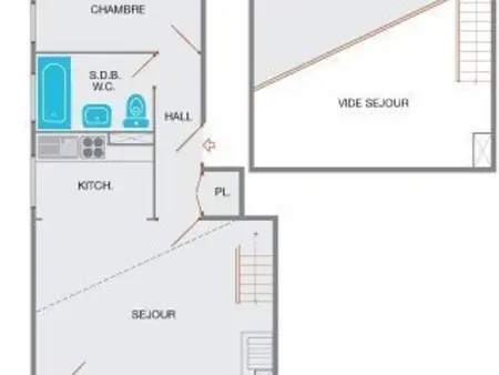 Studio 5 couchages Le Grand-Bornand, 300m des pistes : photo 19