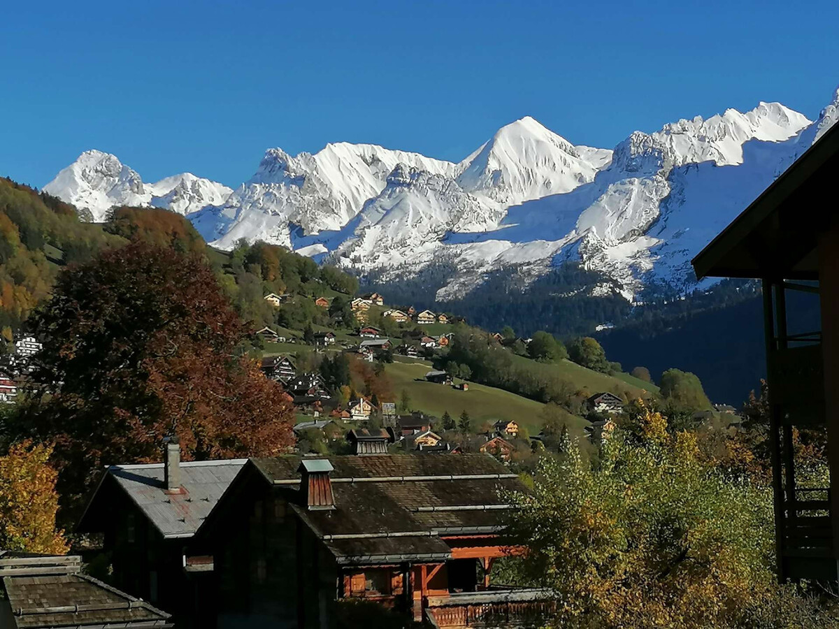 T3 centre Le Grand-Bornand, terrasse sud Aravis - Photo 15
