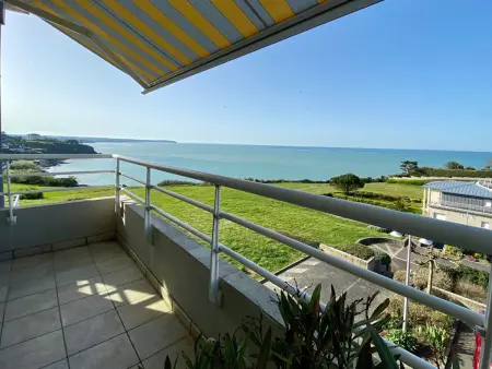 Location appartement à Granville, Appartement à 300m de la plage avec balcon et parking à Granville