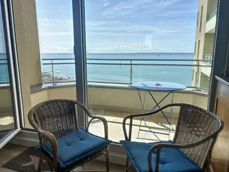 Appartement Granville, balcon mer et parking privé : photo 7