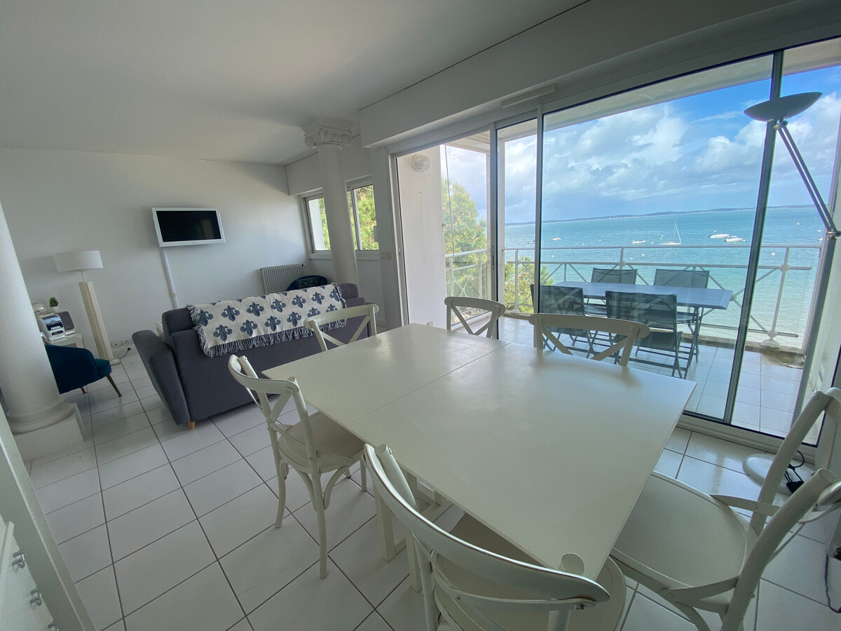 T3 première ligne plage à Arcachon, balcon vue mer - Photo 8