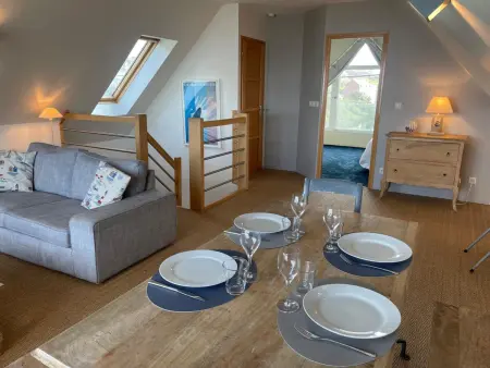 Triplex vue mer à Ambleteuse, 3 chambres, 8 personnes : photo 3