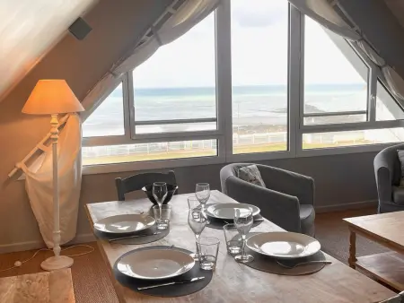 Triplex vue mer à Ambleteuse, 3 chambres, 8 personnes : photo 4