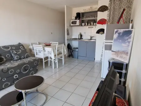 Appart T2 Banyuls-sur-Mer, terrasse couverte et parking : photo 9