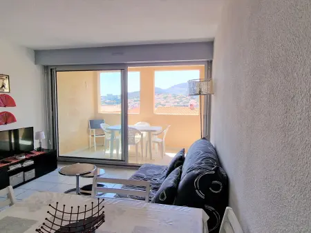 Appart T2 Banyuls-sur-Mer, terrasse couverte et parking : photo 11