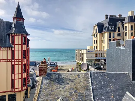 Grand duplex vue mer à 50m de la plage, Granville : photo 19