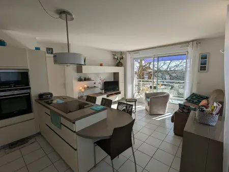 T3 Arcachon, terrasse sud-est, piscine & parking : photo 3