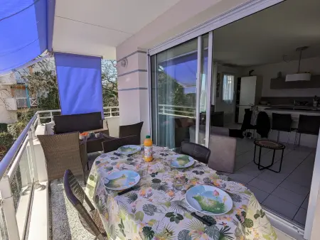 T3 Arcachon, terrasse sud-est, piscine & parking : photo 11