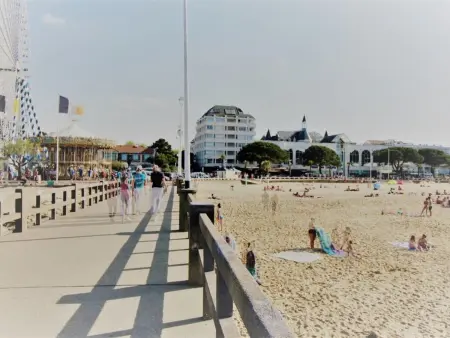 T3 Arcachon 1ère ligne plage, parking sécurisé : photo 12