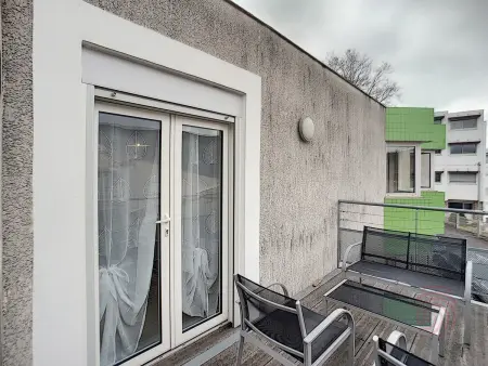 F2 climatisé avec terrasse vue parc, 50m des Thermes : photo 11