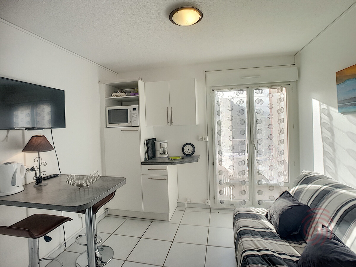 Studio rénové 17m² balcon, animaux acceptés à Lamalou - Photo 4