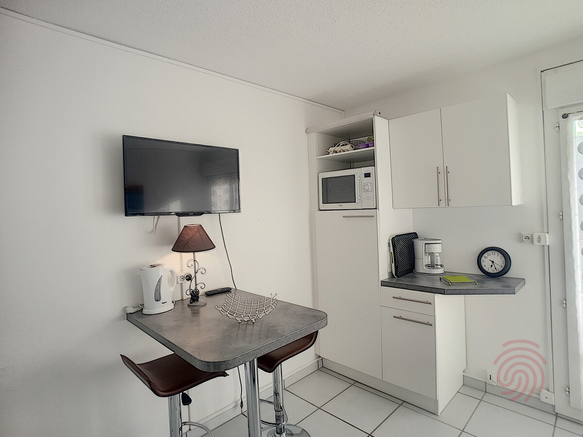 Studio rénové 17m² balcon, animaux acceptés à Lamalou - Photo 6