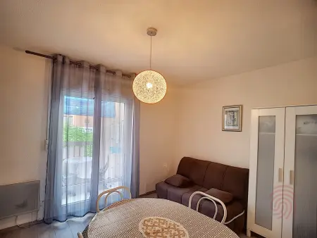 Studio rénové 24m² avec balcon - Lamalou-les-Bains : photo 8