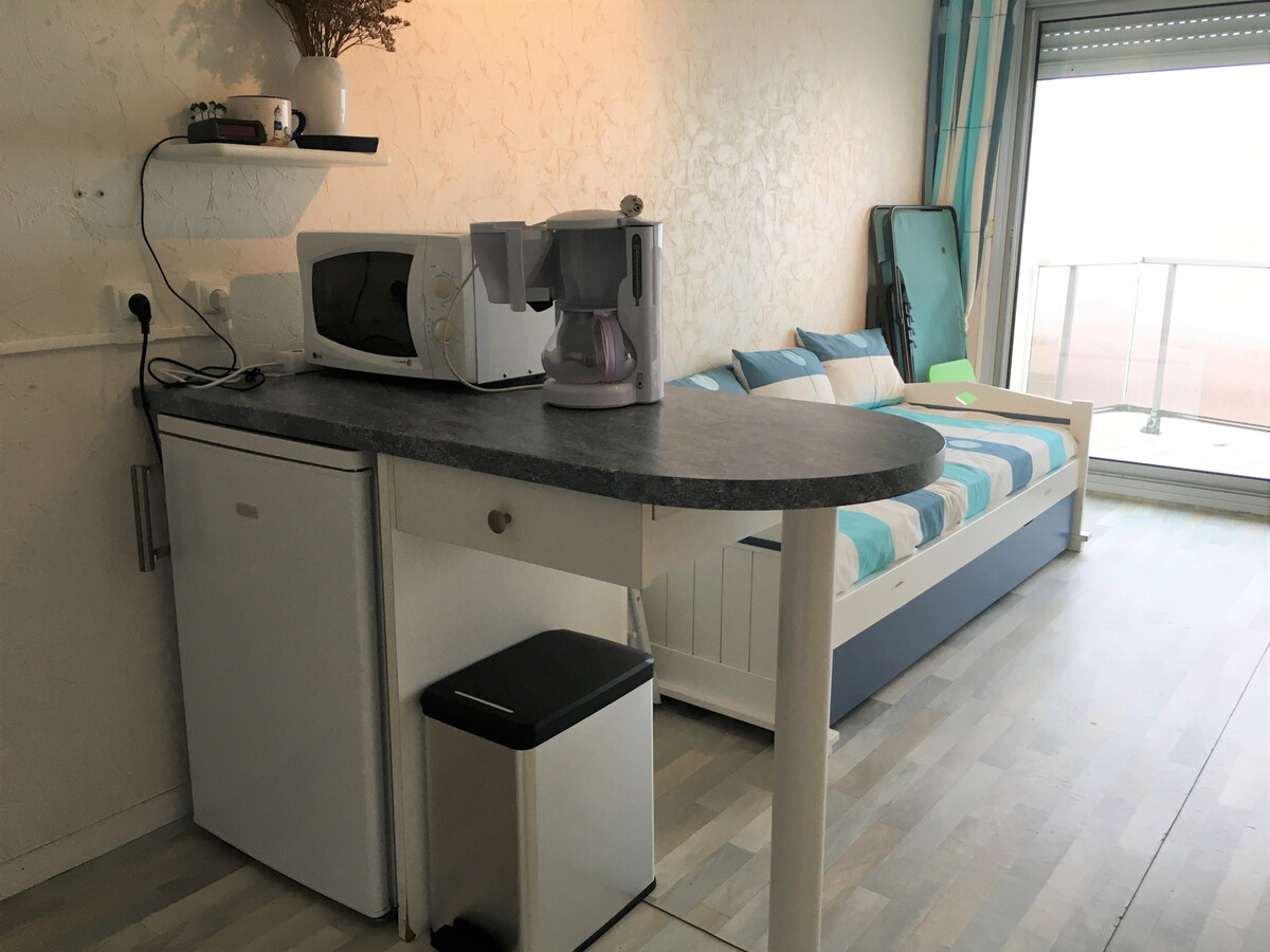 Studio avec balcon vue mer à Fort-Mahon-Plage - Photo 12