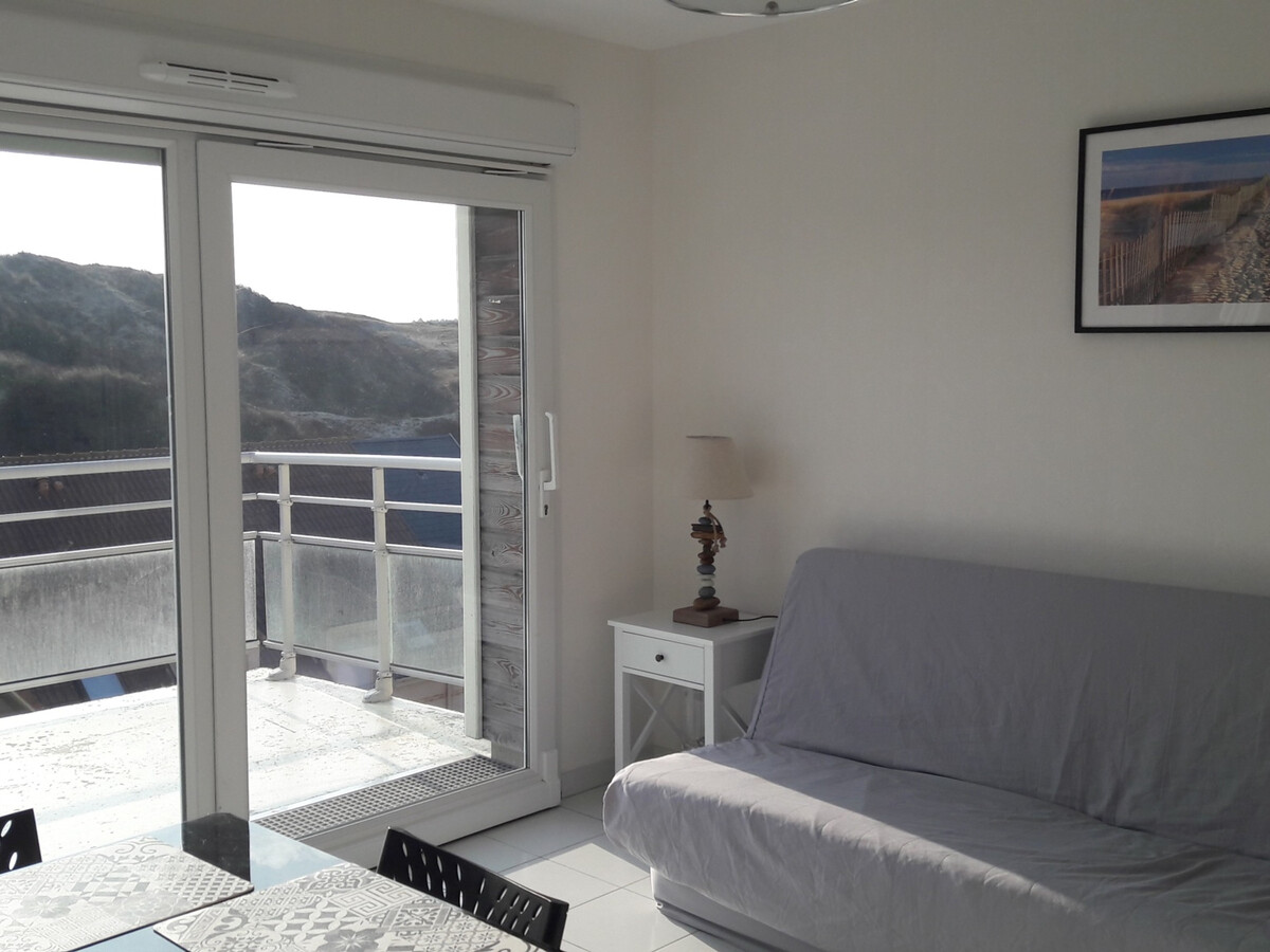 Appartement 4 pers. proche plage, balcon vue dunes - Photo 4