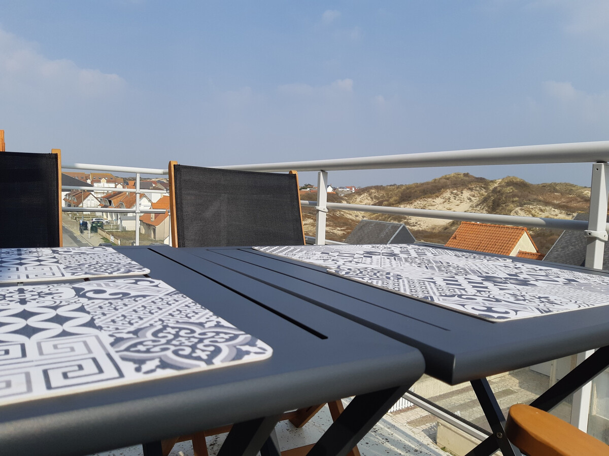 Appartement 4 pers. proche plage, balcon vue dunes - Photo 8