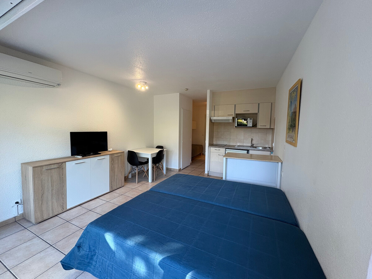 Studio climatisé 3 pers. à 50 m de la plage, Saint-Raphaël - Photo 2