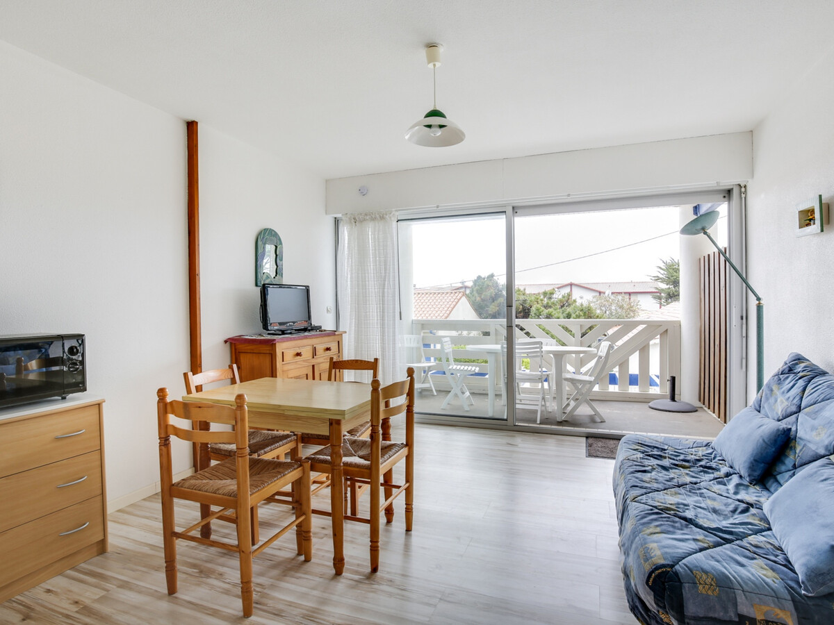 Studio cabine 25 m² balcon sud, 250 m plages - Photo 4