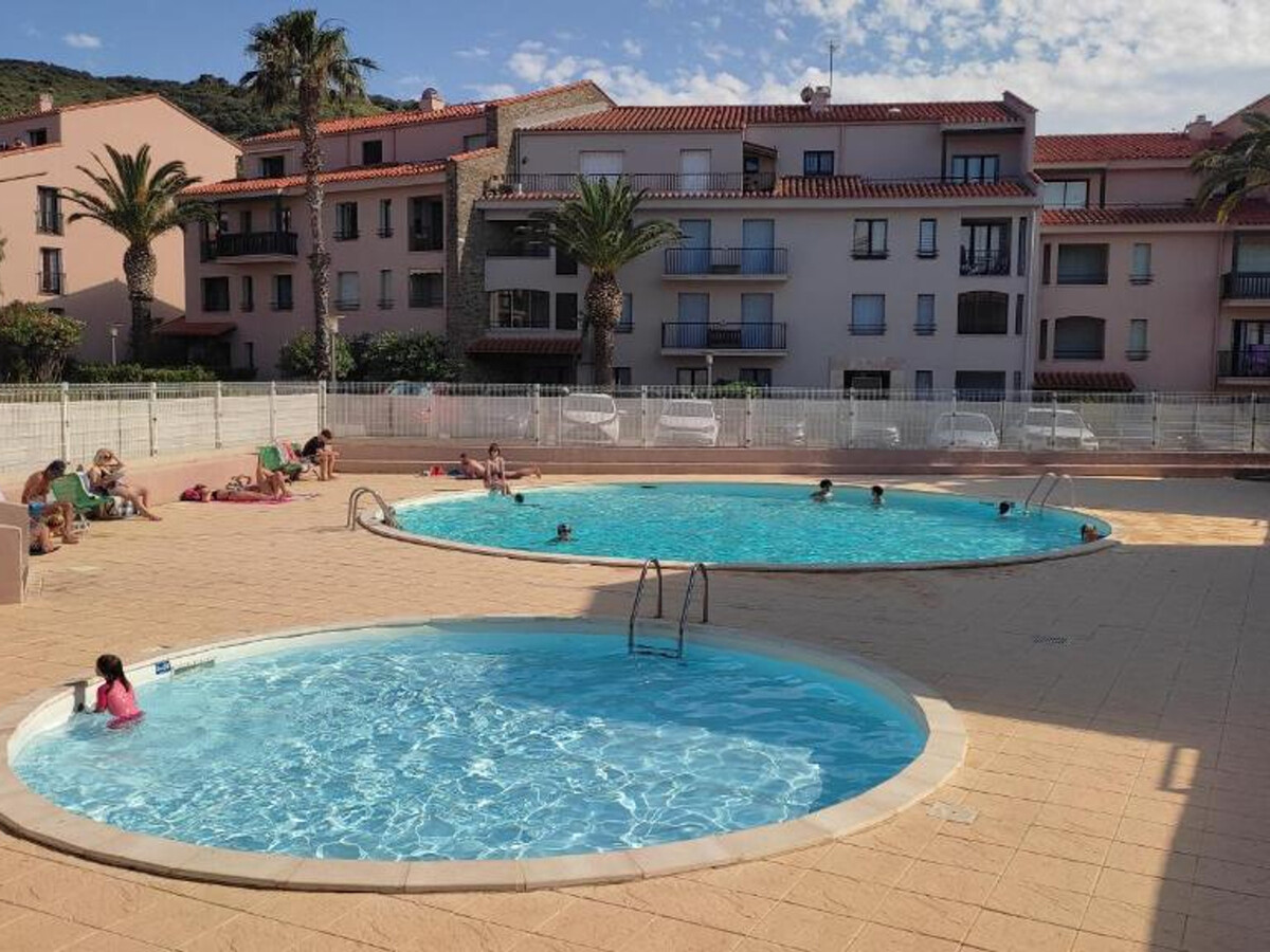 Studio Collioure terrasse sud avec piscine et tennis - Photo 1