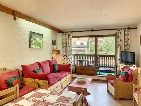 Location appartement à Combloux, Charmant 2 pièces au centre de Combloux avec balcon