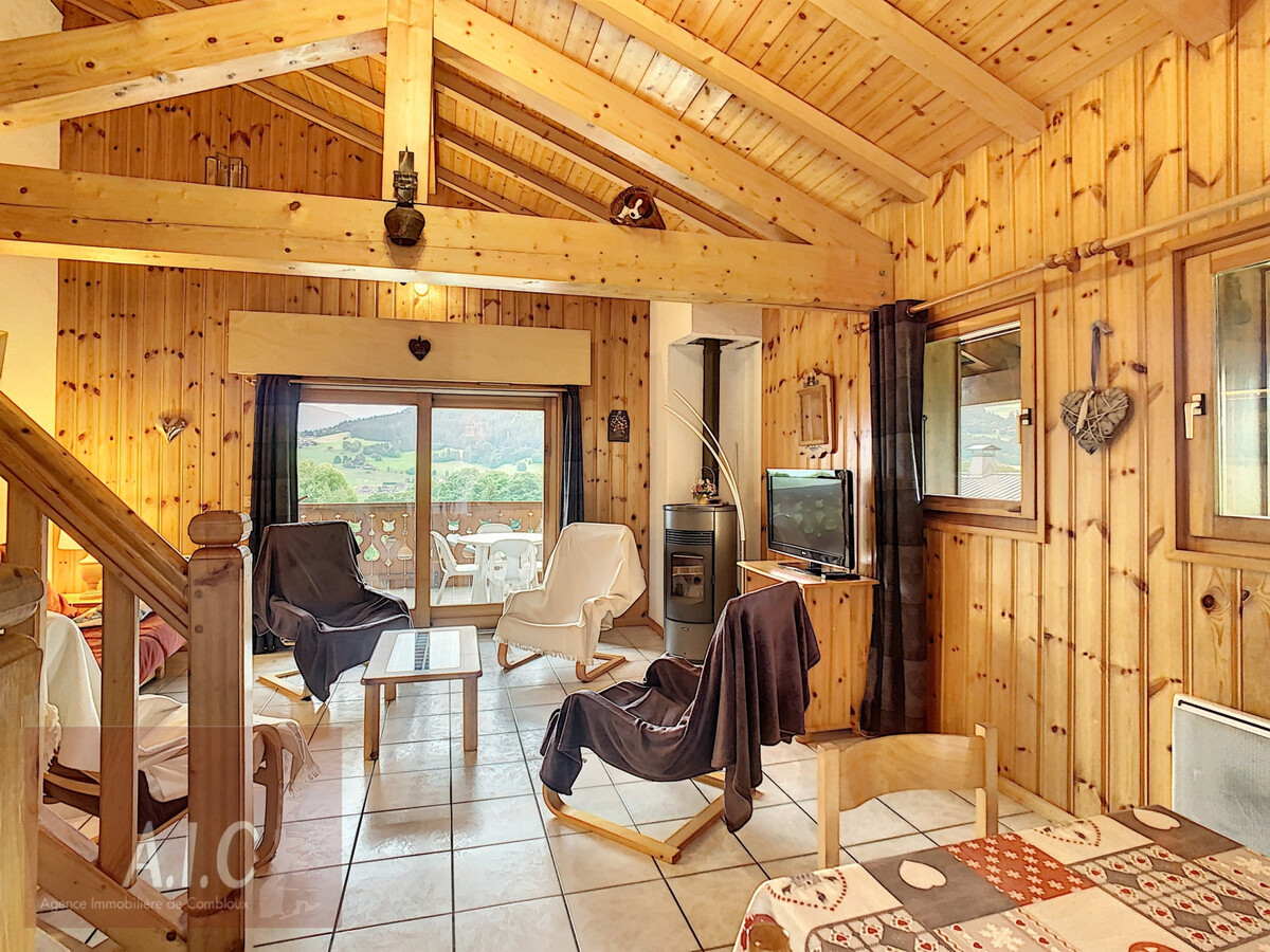 Duplex 110m² 3 chambres vue Mont Blanc à Combloux - Photo 1