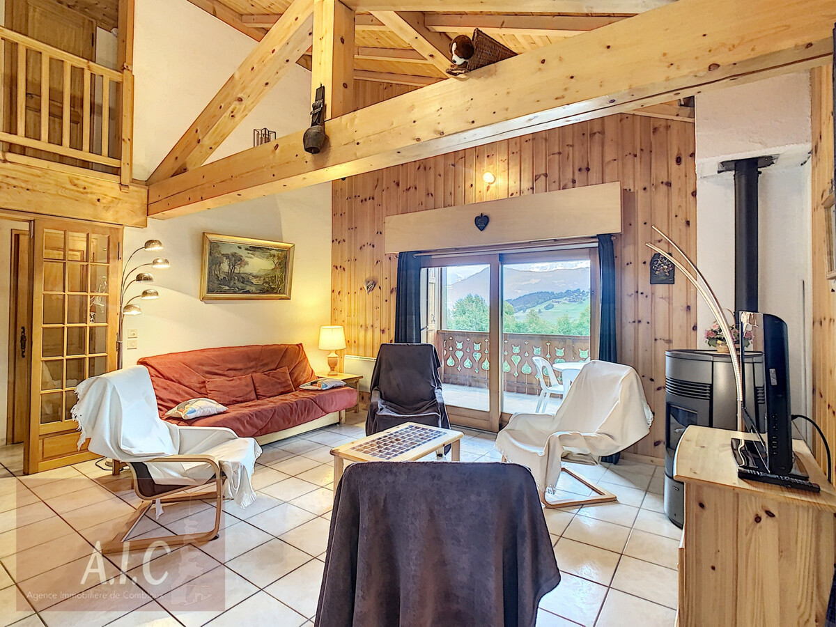 Duplex 110m² 3 chambres vue Mont Blanc à Combloux - Photo 2