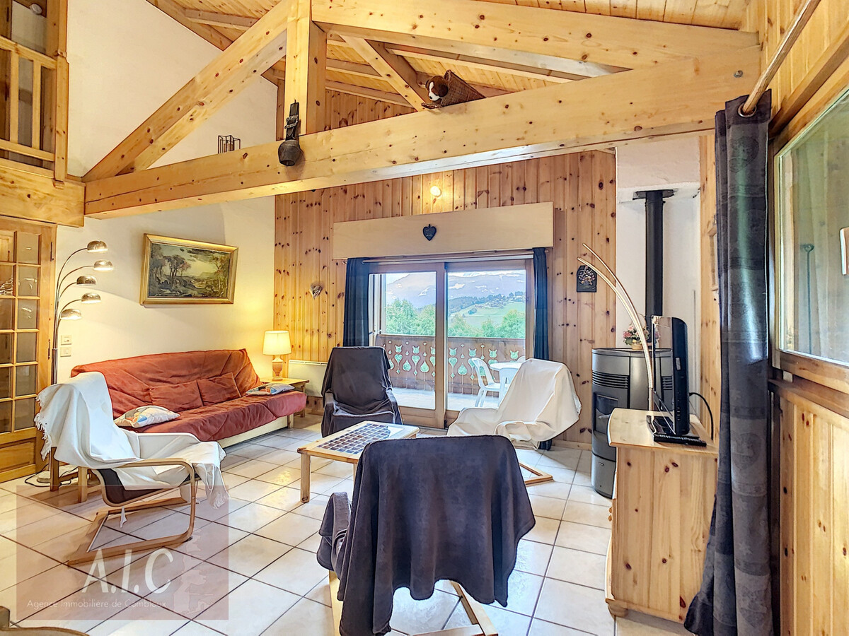 Duplex 110m² 3 chambres vue Mont Blanc à Combloux - Photo 7