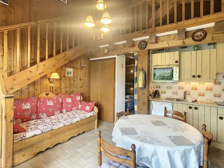 Location appartement à Combloux, Duplex cosy 35m² près du centre de Combloux, face au Mont Blanc