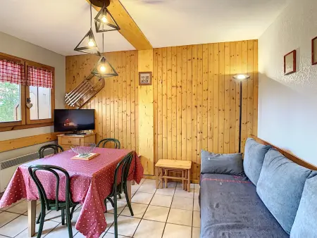 Location appartement à Combloux, Appartement cosy 2 pièces à 2 pas des remontées mécaniques de Combloux