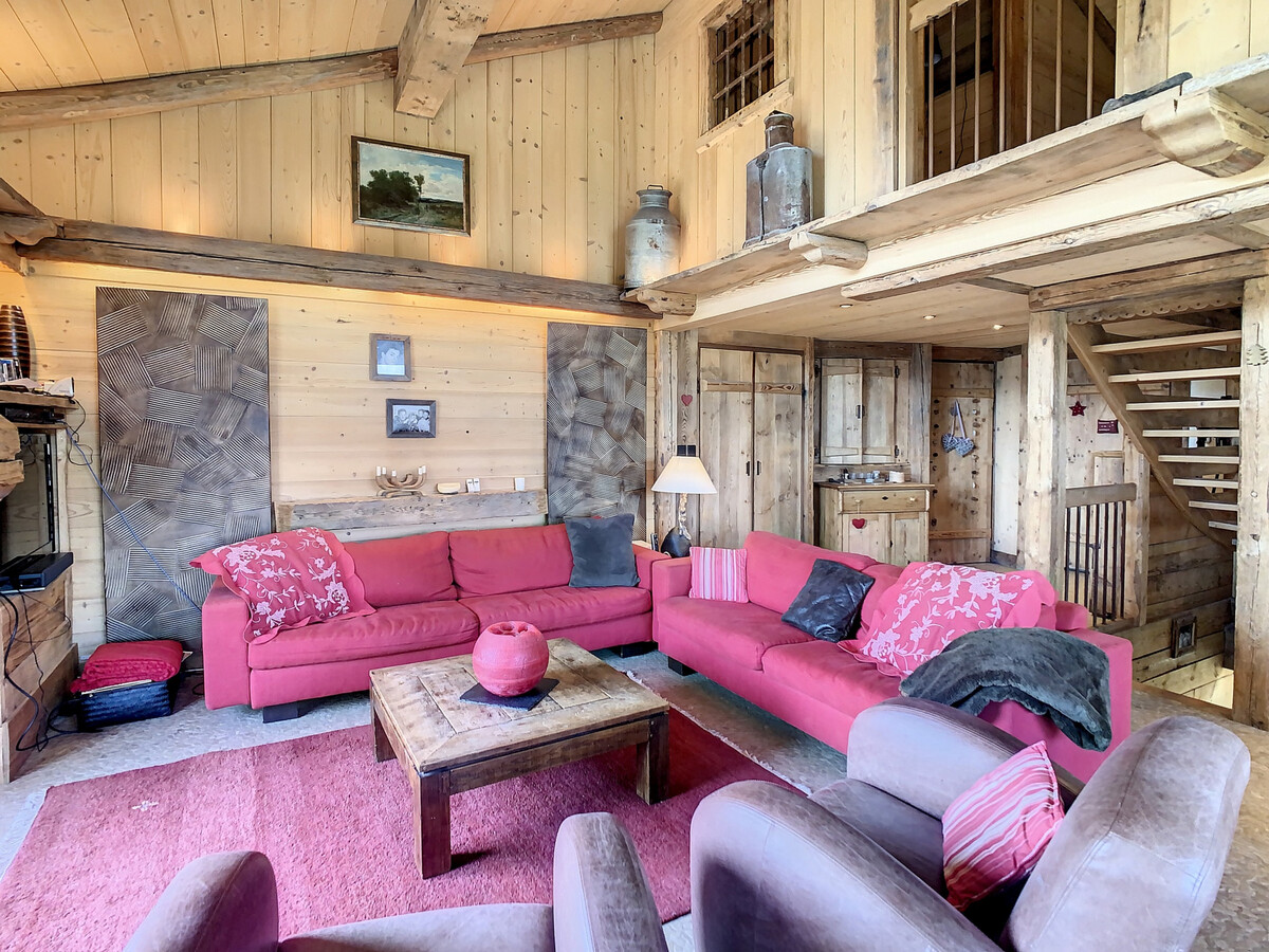 Chalet 6 pièces Combloux, vue Mont-Blanc et parking - Photo 5