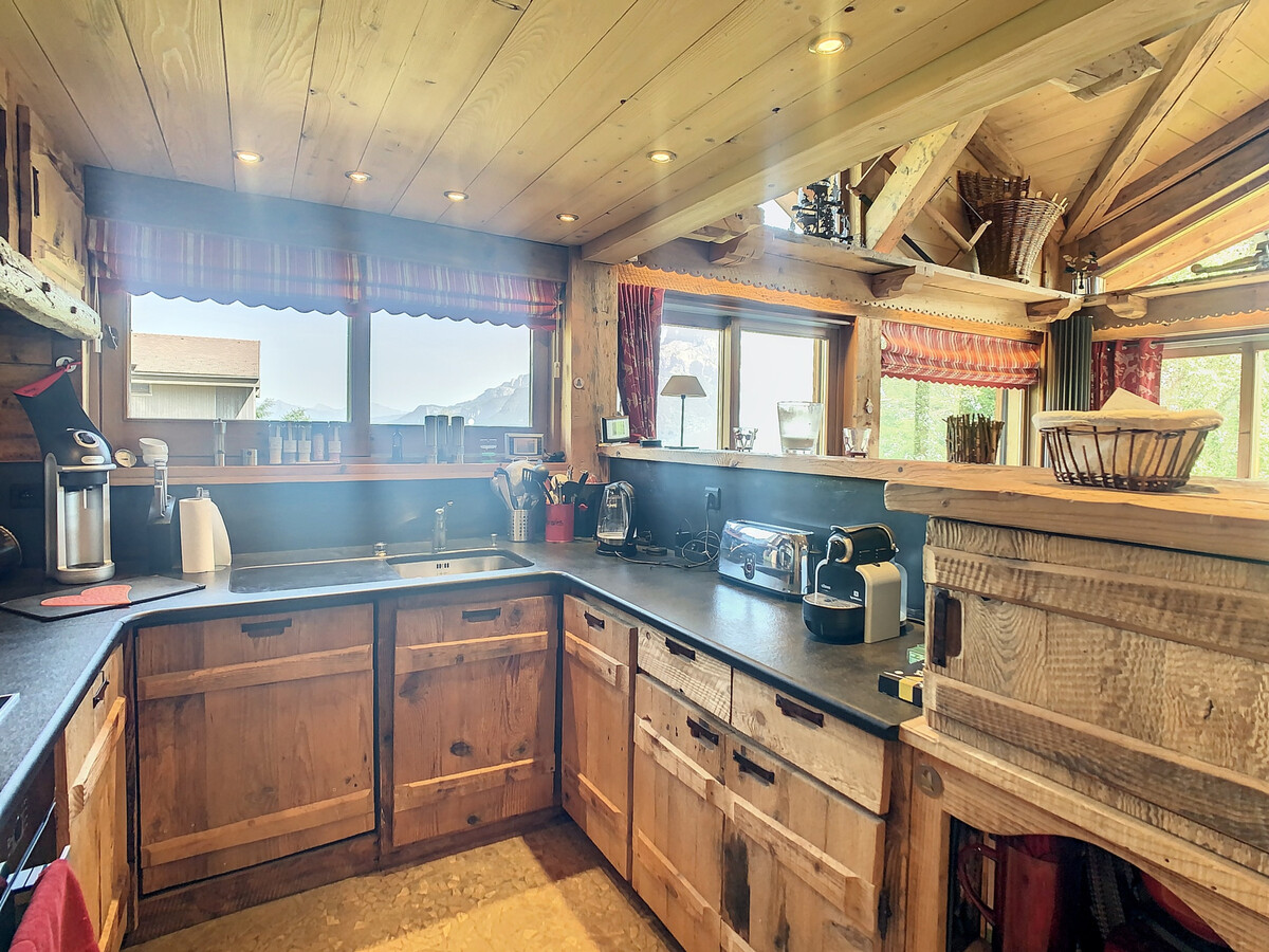 Chalet 6 pièces Combloux, vue Mont-Blanc et parking - Photo 7