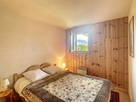 2 pièces cabine avec jardin et vue Mont-Blanc à Combloux : photo 5