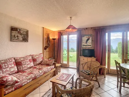 2 pièces cabine avec jardin et vue Mont-Blanc à Combloux : photo 12
