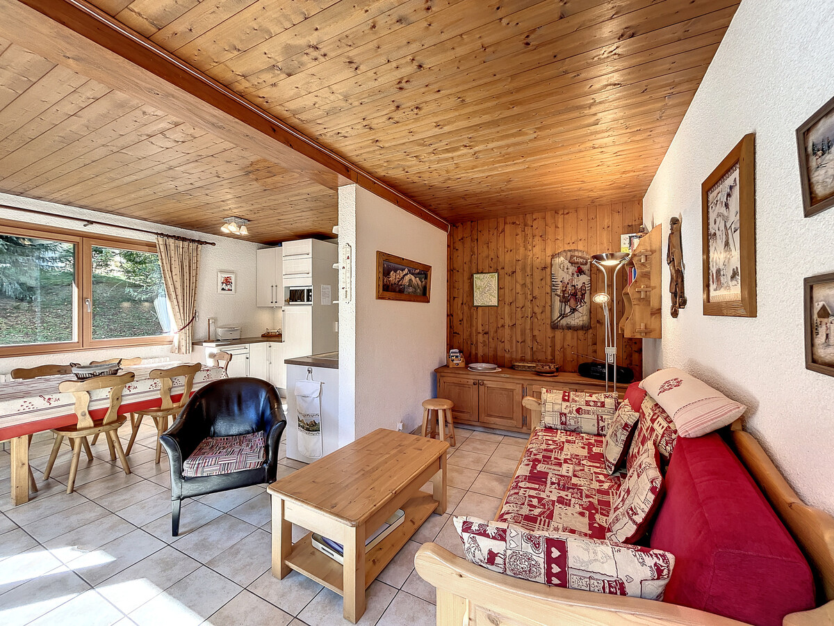 Appartement 55m² Combloux, balcon sud-est et casier à skis - Photo 1