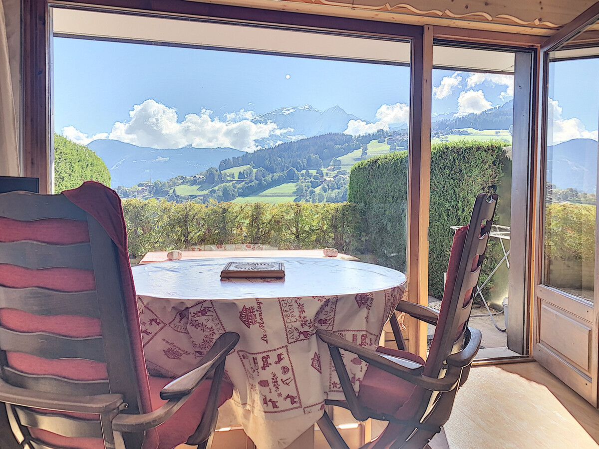 Studio 28m² avec vue Mont-Blanc à Combloux - Photo 3