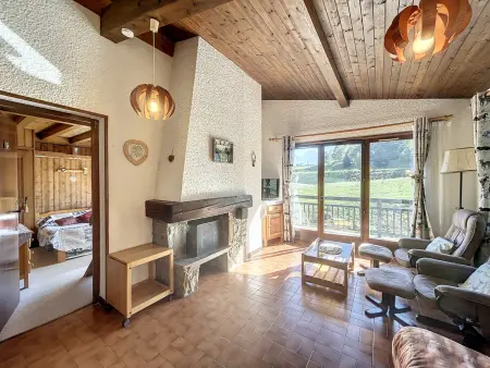 Location appartement à Combloux, 2 Pièces + Mezzanine au pied des pistes avec Parking - Combloux