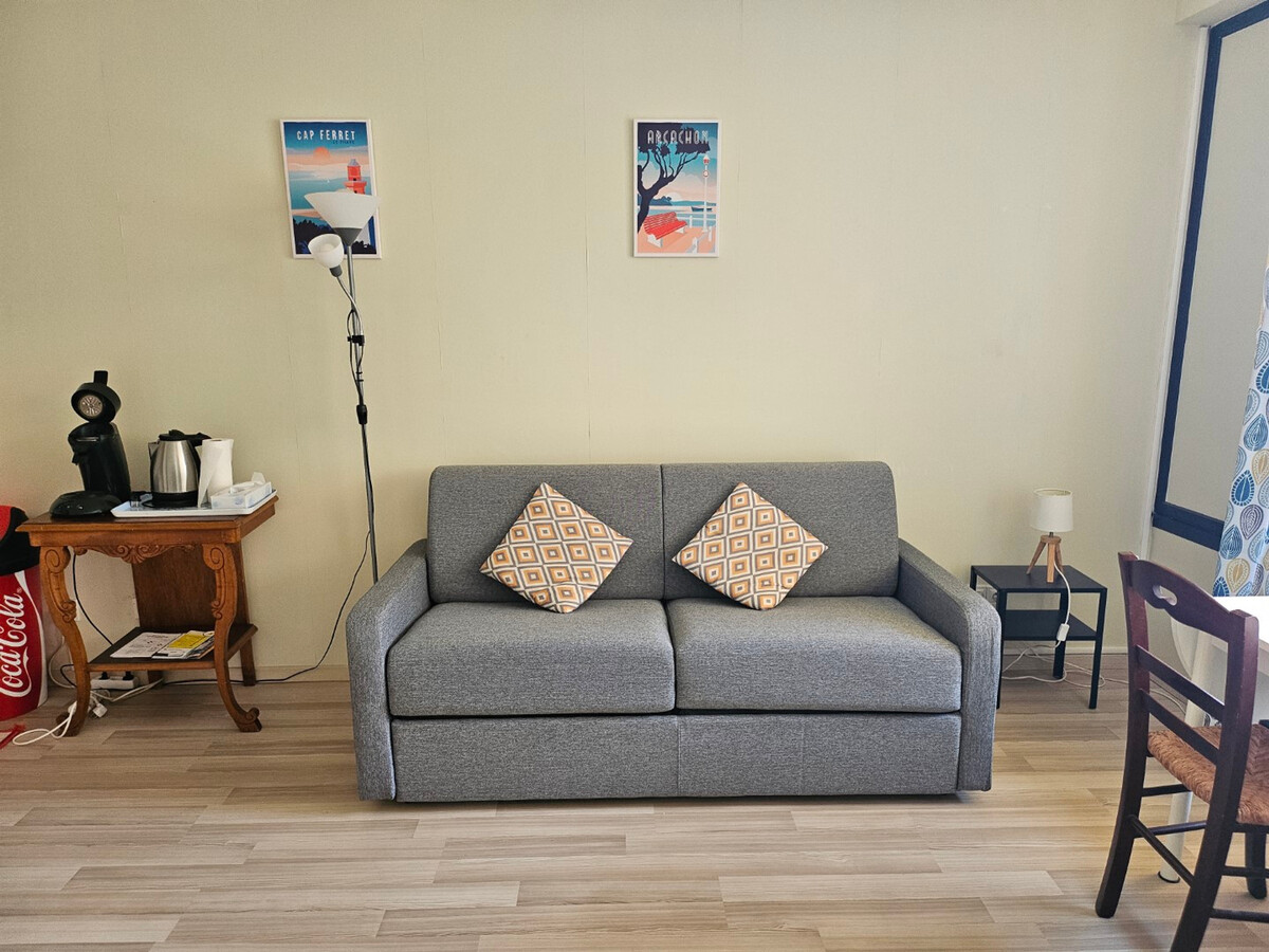 Studio 27m² Arcachon centre, canapé convertible 140 - Photo 2