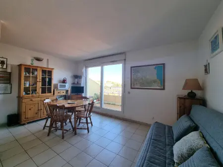 Studio cabine 4 pers. avec terrasse vue port à Port-Vendres : photo 6