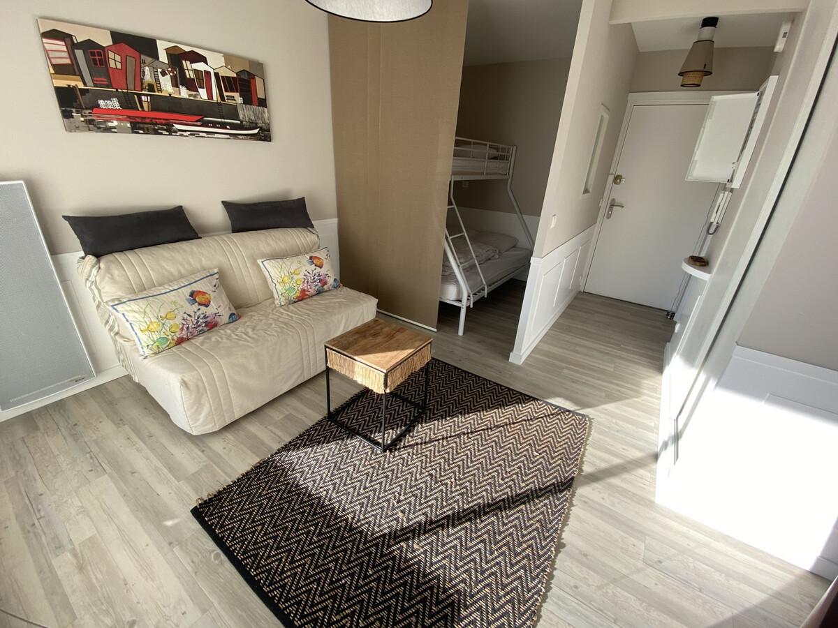 Studio front de mer refait à neuf, parking inclus - Photo 5