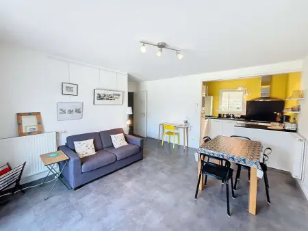 Location appartement à Granville, Appartement moderne centre-ville, 600m plage, résidence sécurisée, parking