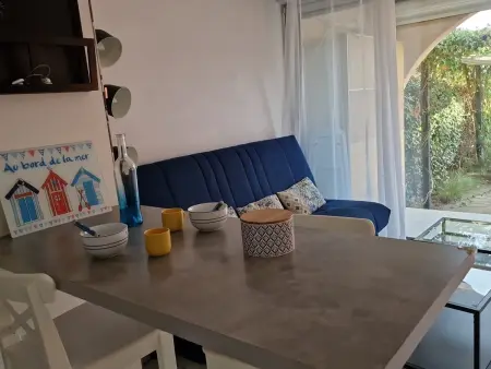 Appartement T2 rez-de-jardin à 300 m de la plage : photo 8