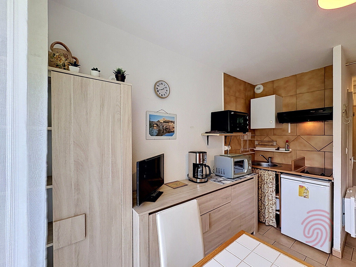 T1 17m² avec vue sur ruisseau à Lamalou-les-Bains - Photo 4