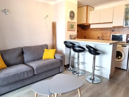 T2 Port-Vendres avec vue mer et parking privé : photo 6